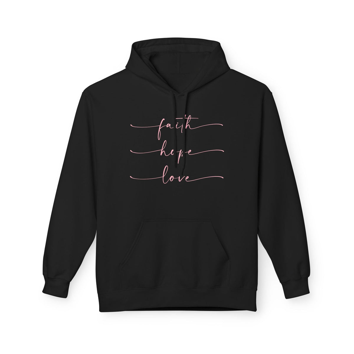Faith, Hope, Love - Midweight Softstyle Fleece Hoodie