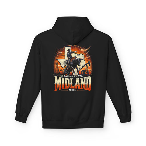 Straight Outta Midland 5 - Softstyle Fleece Hoodie