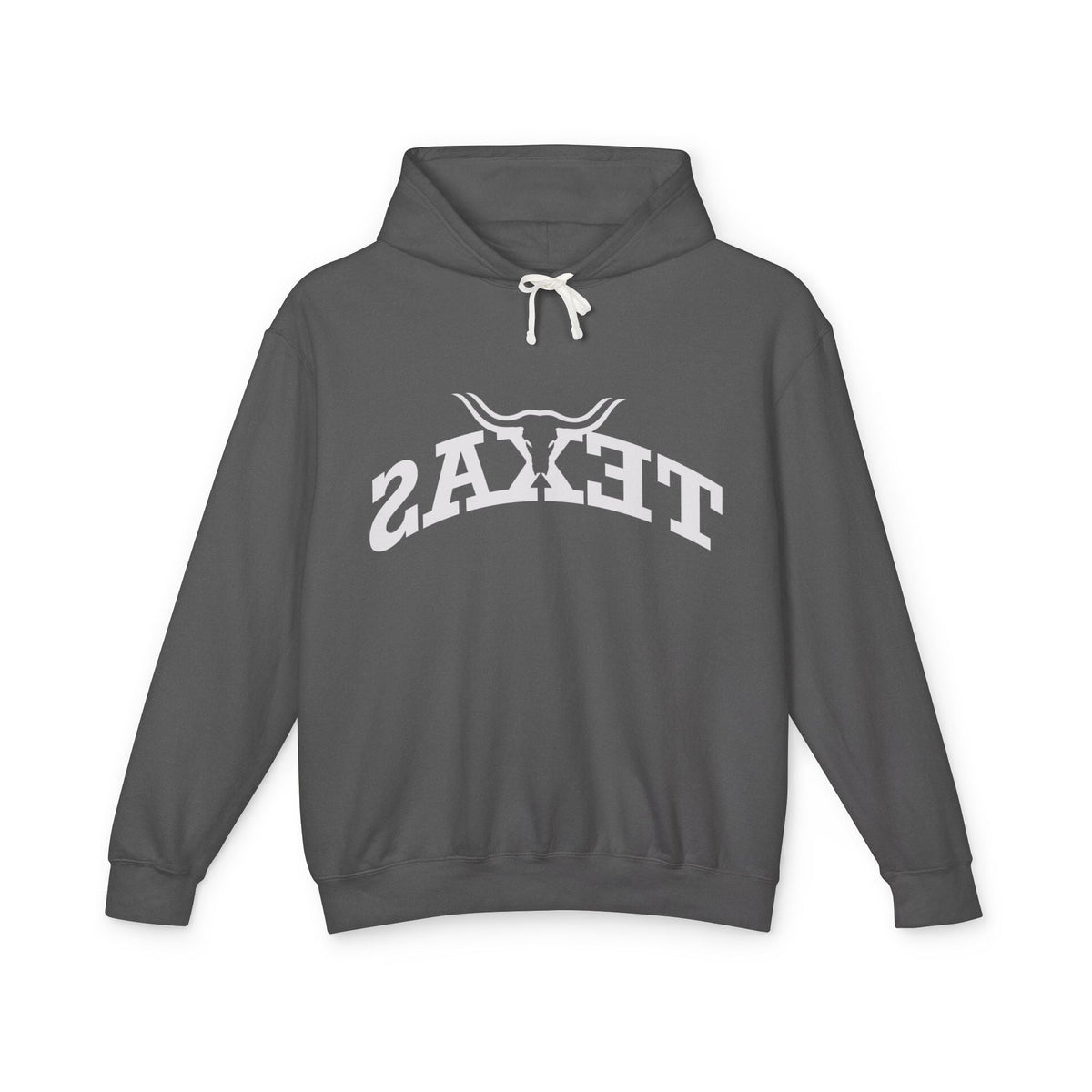 Texas Longhorn Backwards Logo - Soft Lightweight Hoodie