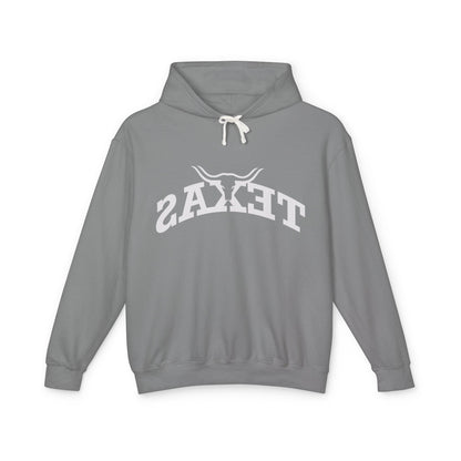 Texas Longhorn Backwards Logo - Soft Lightweight Hoodie