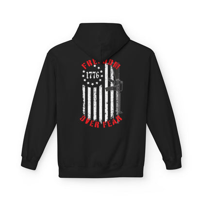 Freedom Over Fear - Softstyle Fleece Hoodie