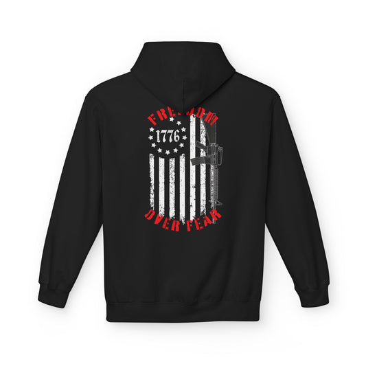 Freedom Over Fear - Softstyle Fleece Hoodie