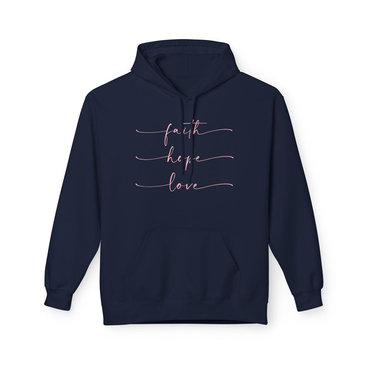 Faith, Hope, Love - Midweight Softstyle Fleece Hoodie